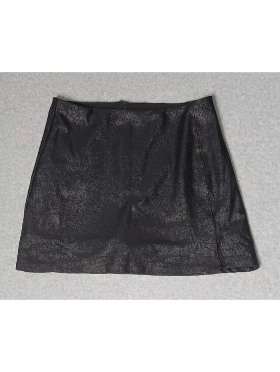 Mono B Dresses & Skirts - Mono B Athletic Skort Womens Size Large Black Sparkly Shimmer Sporty Tennis...